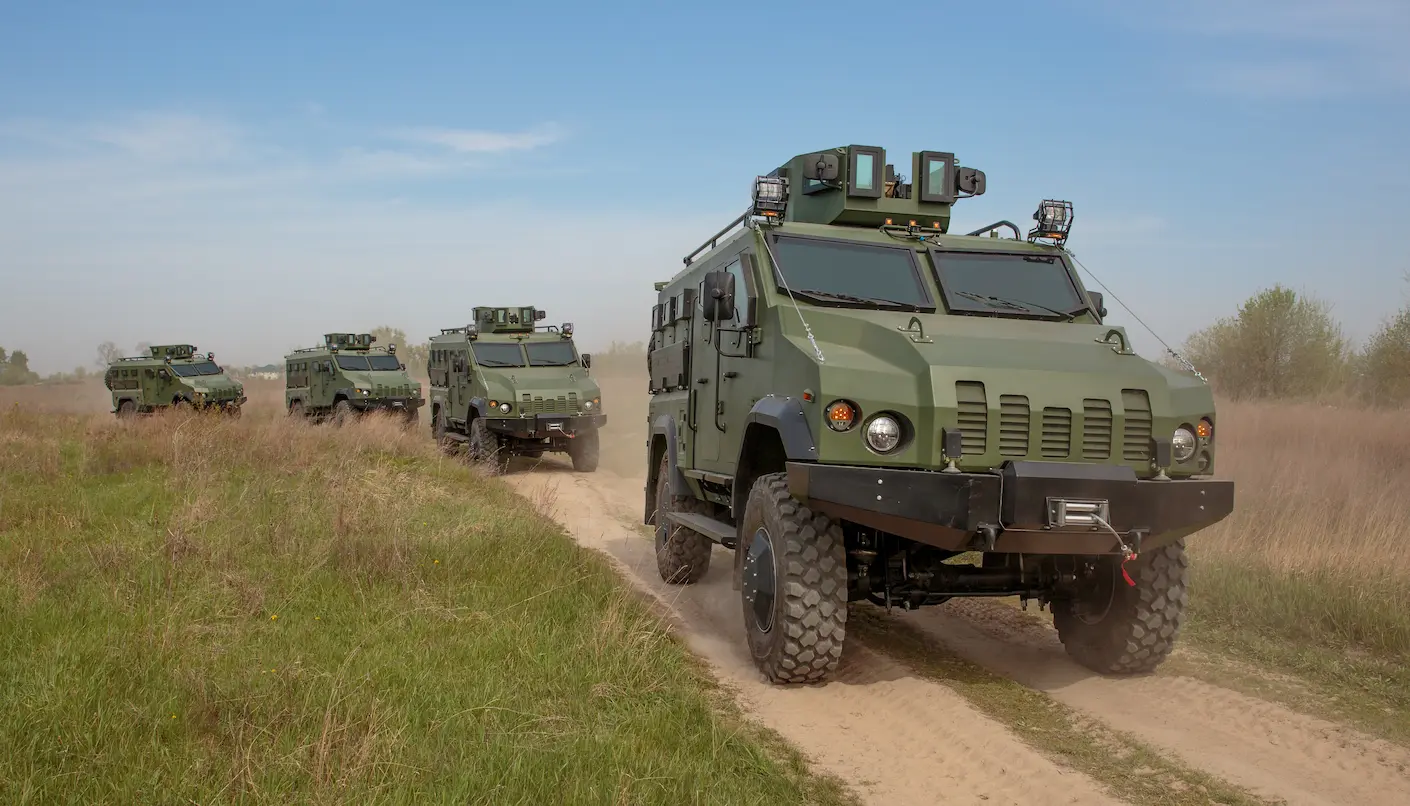 armoured military vehicle